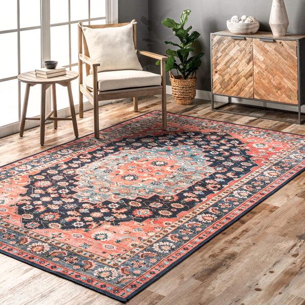 Nuloom Shyla Washable Southwestern Area Rug Blue