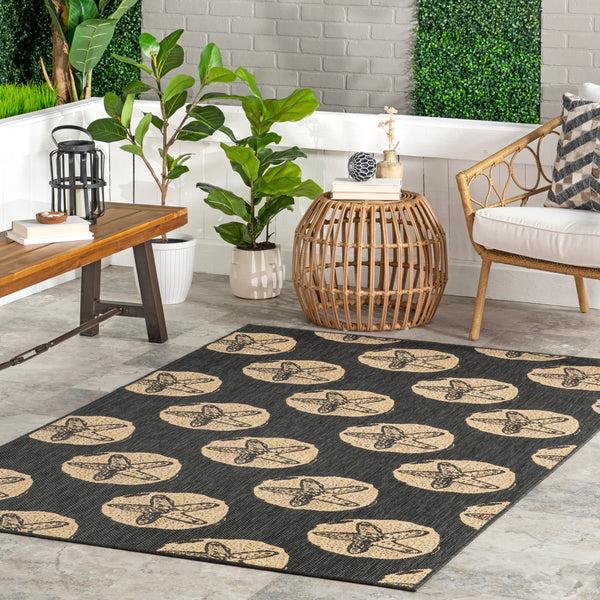 Nuloom Starfish Indoor/Outdoor Area Rug Dark Gray
