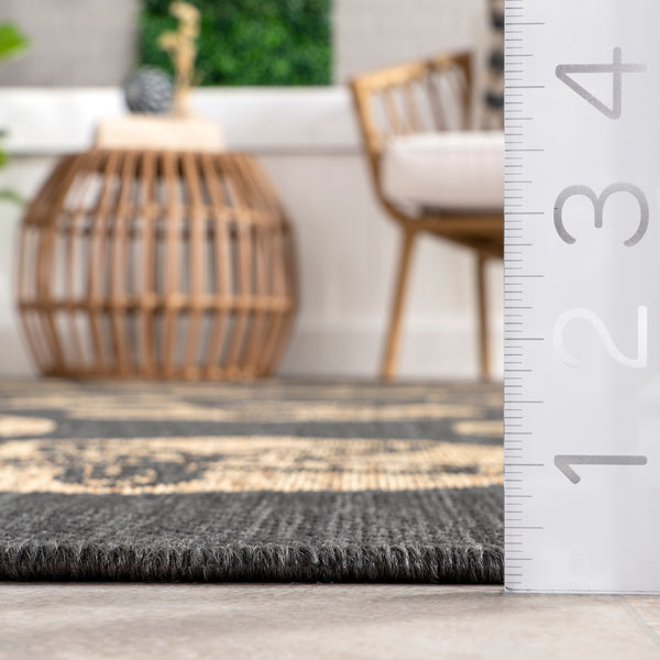 Nuloom Starfish Indoor/Outdoor Area Rug Dark Gray