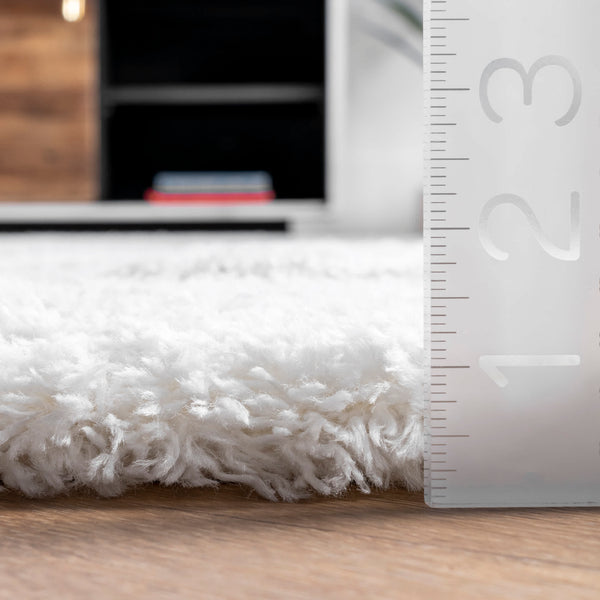 Nuloom Stasia Diamond Shag Grey