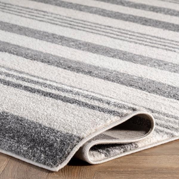 Nuloom Striped Kelsi Area Rug Grey