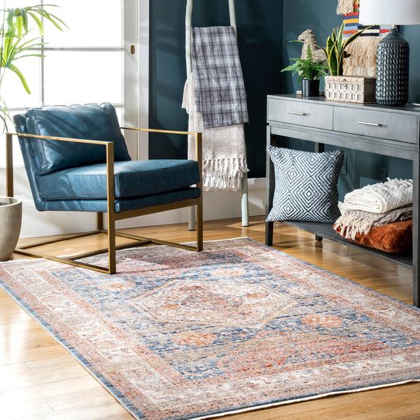 Nuloom Sylvie Enchanted Emblem Beige