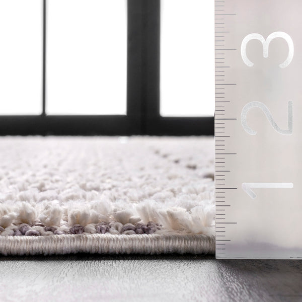 Nuloom Talula Soft Textured Tassel Area Rug Beige