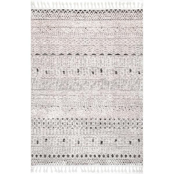 nuloom Talula Soft Textured Tassel Area Rug Beige