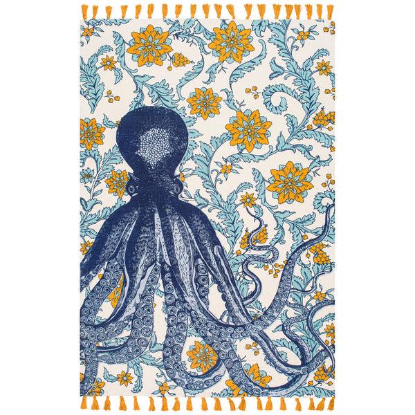nuloom Thomas Paul Flatweave Cotton Octopus Multi