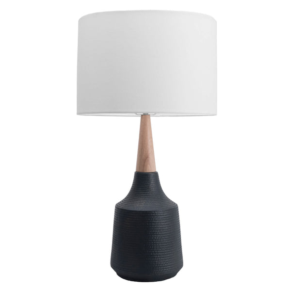 nuloom Torrance 28" Ceramic Table Lamp Light Taupe