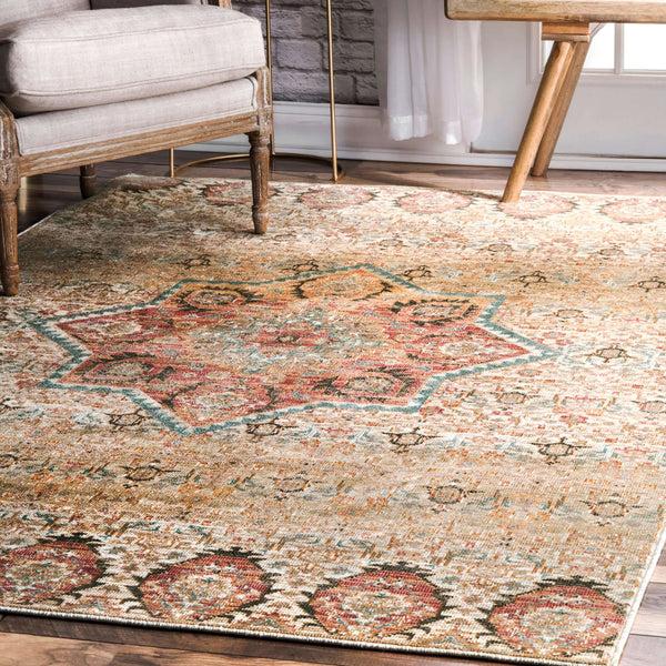 Nuloom Traditional Doreen Medallion Multi