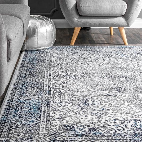 Nuloom Transitional Persian Delores Area Rug Blue