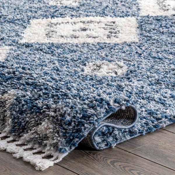 Nuloom Transitional Regina Shag Area Rug Blue