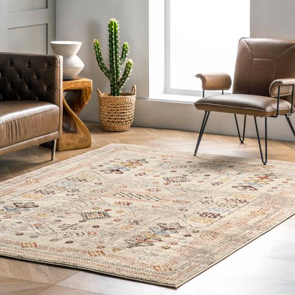 Nuloom Transitional Tribal Jody Beige