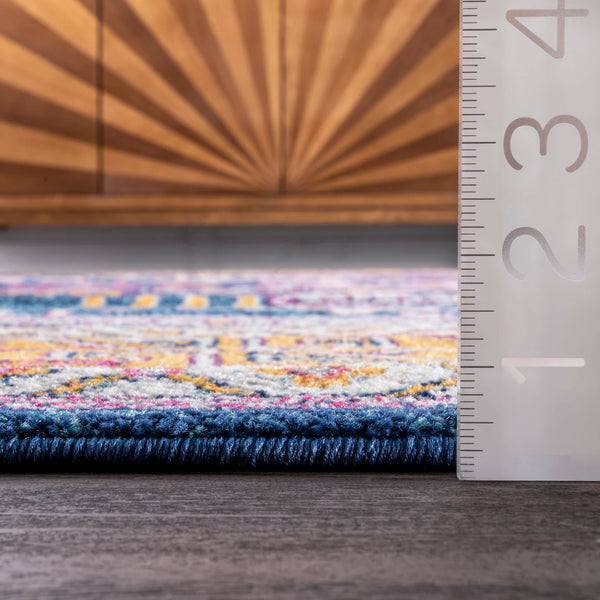 Nuloom Tribal Marisela Area Rug Navy