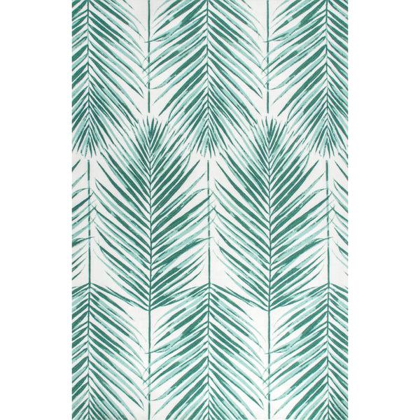 nuloom Tropical Palm Indoor/Outdoor Area Rug Green