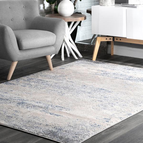Nuloom Twilight Tribal Distressed Area Rug Silver