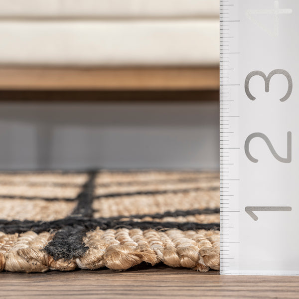 Nuloom Vera Casual Geometric Jute Area Rug Natural