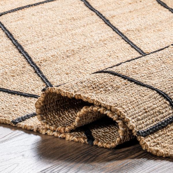 Nuloom Vera Casual Geometric Jute Area Rug Natural
