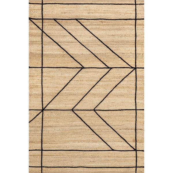 nuloom Vera Casual Geometric Jute Area Rug Natural