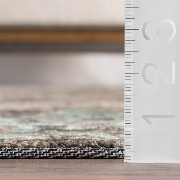 Nuloom Vintage Corene Area Rug Light Blue