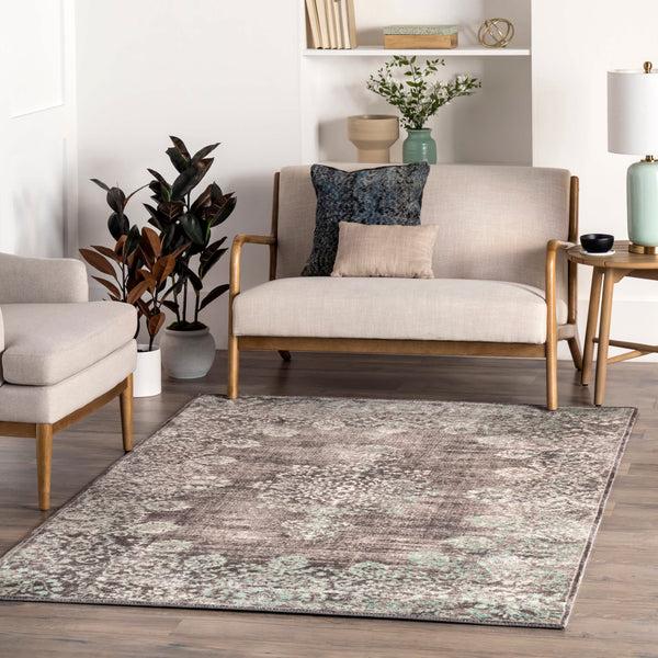 Nuloom Vintage Corene Area Rug Light Blue