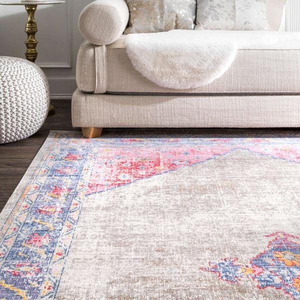 Nuloom Vintage Dawn Area Rug Grey