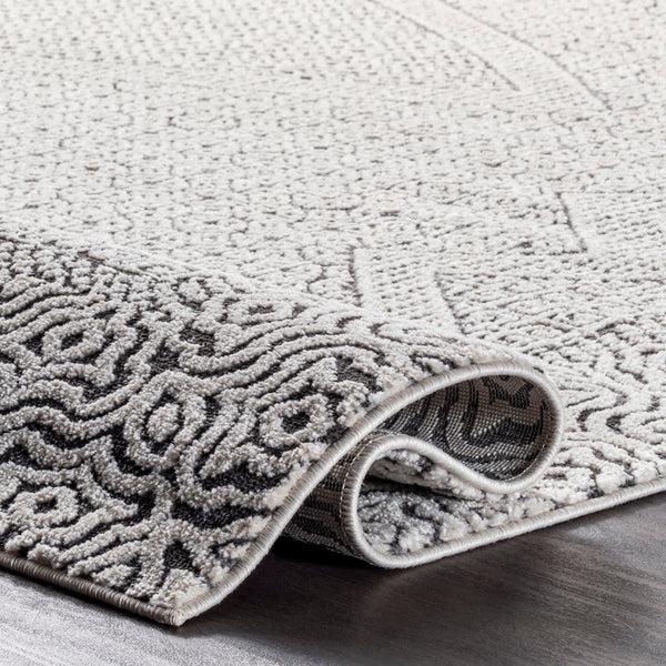 Nuloom Vintage Exie Area Rug Light Grey
