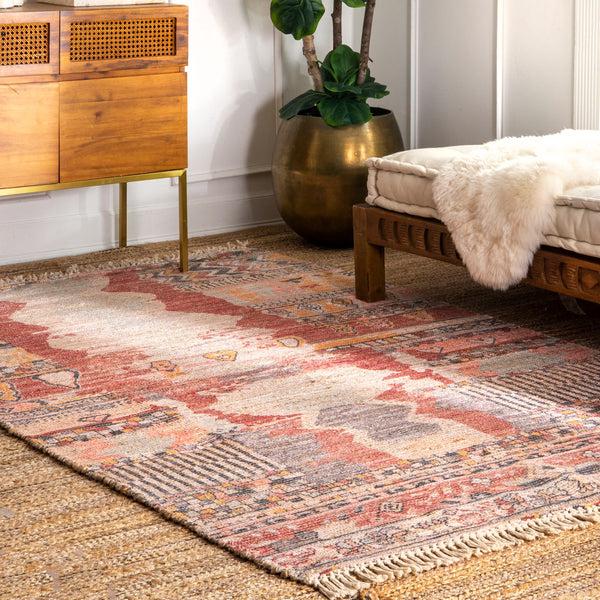 Nuloom Vintage Flatweave Hermina Area Rug Multi