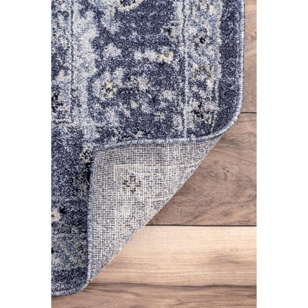 Nuloom Vintage Florid Emma Area Rug Blue
