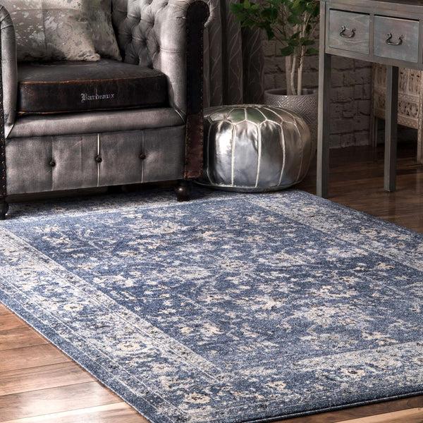 Nuloom Vintage Florid Emma Area Rug Blue