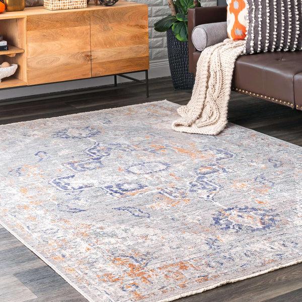 Nuloom Vintage Grady Area Rug Grey