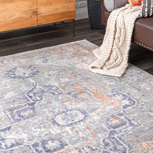 Nuloom Vintage Grady Area Rug Grey