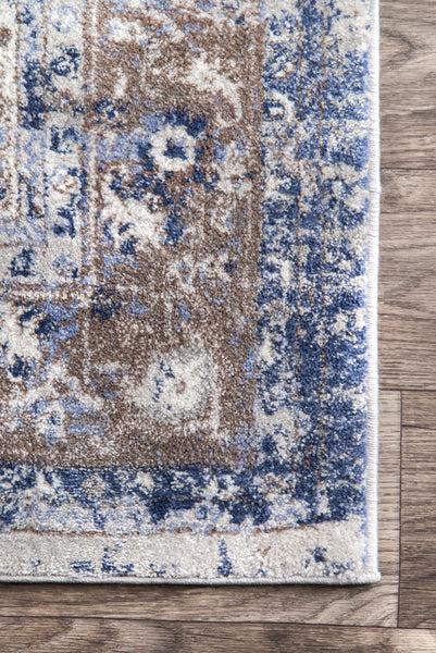 Nuloom Vintage Lilah Medallion Area Rug Blue