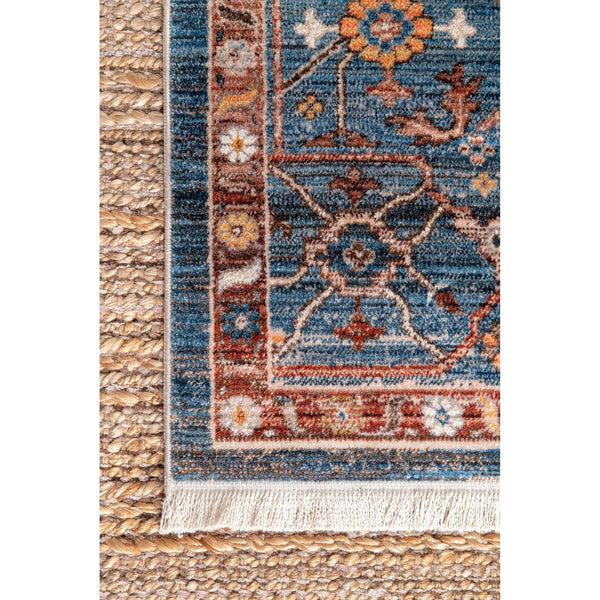 Nuloom Vintage Mabel Tribal Tassel Rust