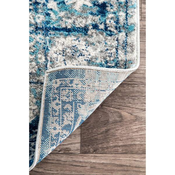 Nuloom Vintage Medallion Lela Blue