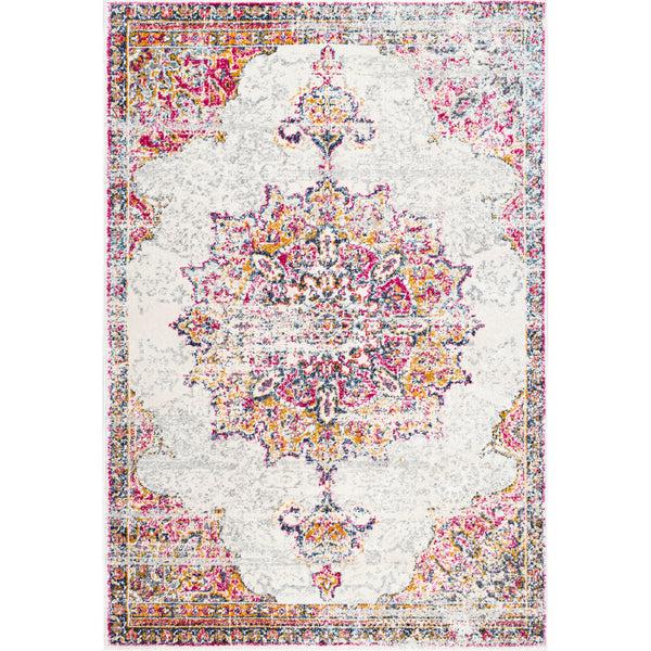 nuloom Vintage Medallion Leola Area Rug Pink