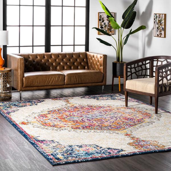 Nuloom Vintage Medallion Maranda Area Rug Multi