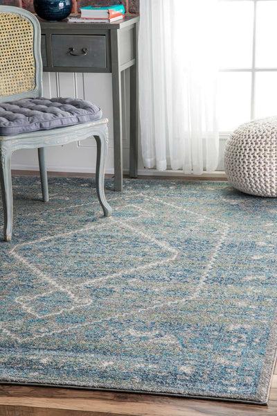 Nuloom Vintage Medallion Rima Purple