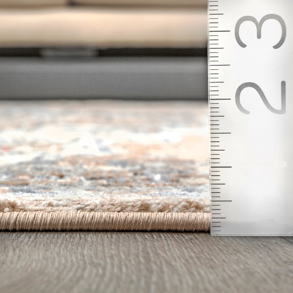 Nuloom Vintage Medallion Thea Area Rug Beige