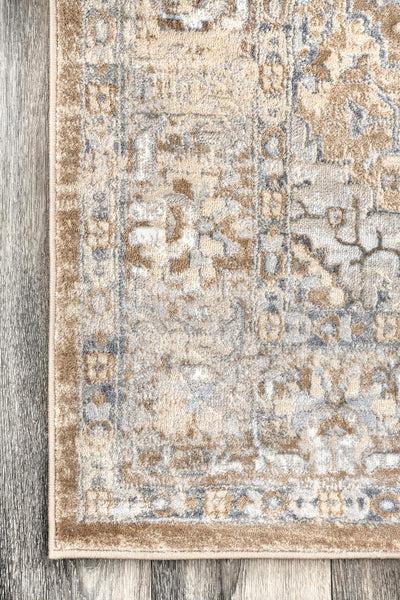 Nuloom Vintage Medallion Thea Area Rug Beige