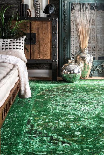Nuloom Vintage Reiko Area Rug Green