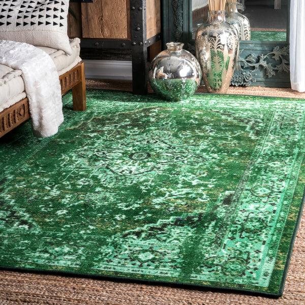 Nuloom Vintage Reiko Area Rug Green