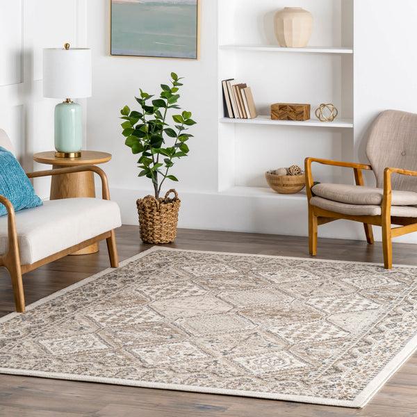 Nuloom Vintage Tile Becca Area Rug Beige