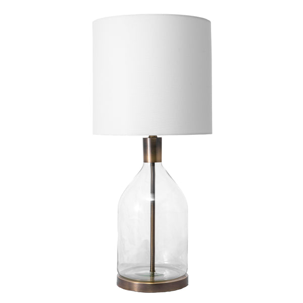 nuloom Vista 29" Glass Table Lamp Gold