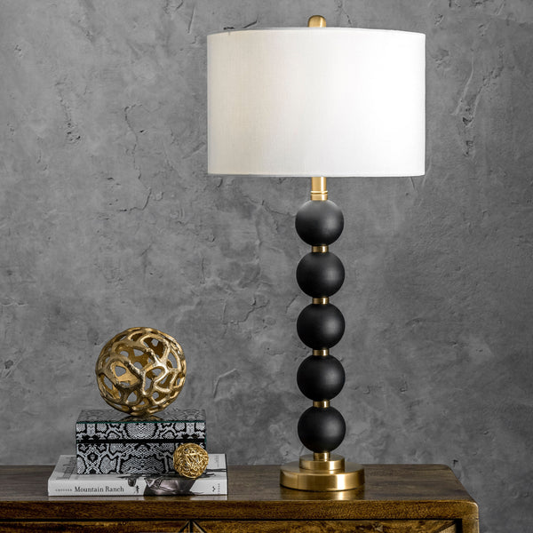 Nuloom Waverly 31" Iron Table Lamp Black