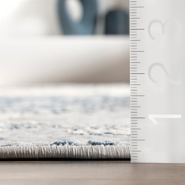 Nuloom Wilde Abstract Distressed Area Rug Blue