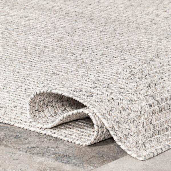 Nuloom Wynn Braided Indoor/Outdoor Area Rug Ivory