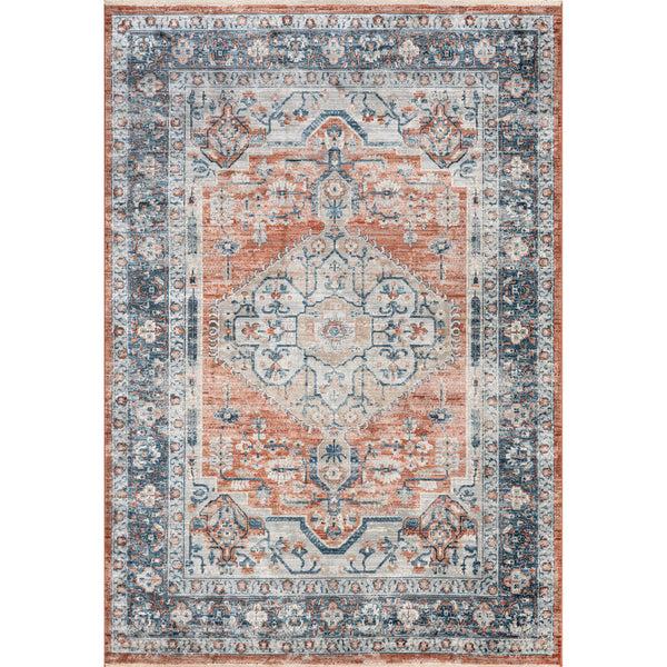 nuloom Zara Vintage Medallion Area Rug Rust