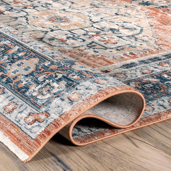Nuloom Zara Vintage Medallion Area Rug Rust