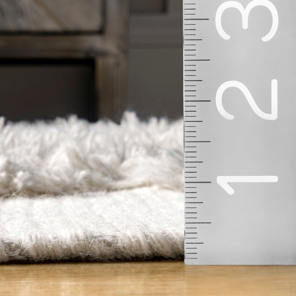 Nuloom Zariah Shaggy Chevrons Ivory