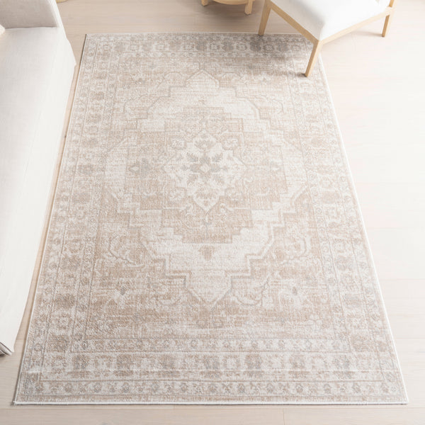 Nuloom Zillah Traditional Medallion Area Rug Beige