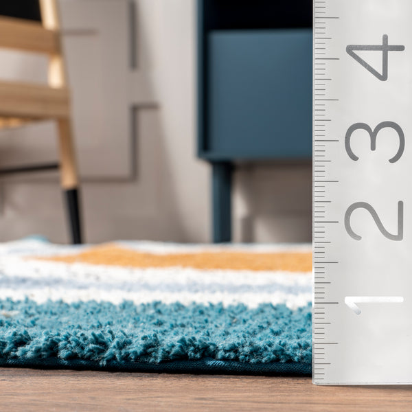 Nuloom Nydia Circular Kids Machine Washable Area Rug Moss Green