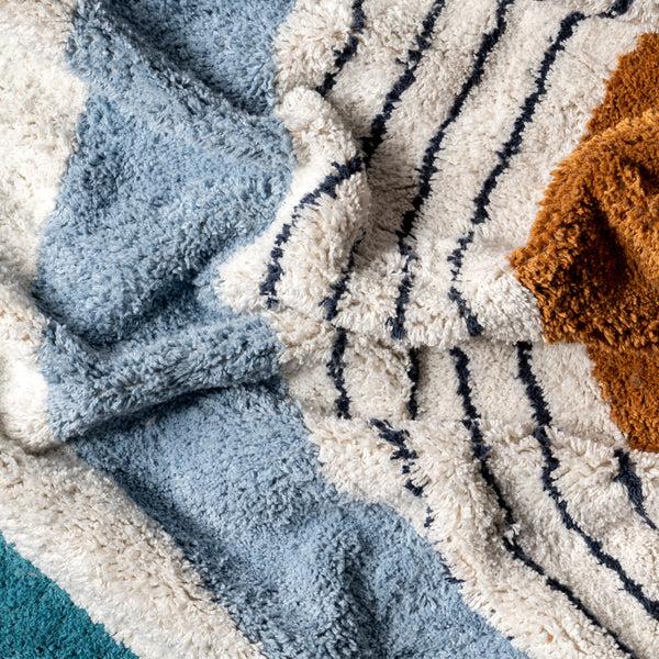 Nuloom Nydia Circular Kids Machine Washable Area Rug Moss Green